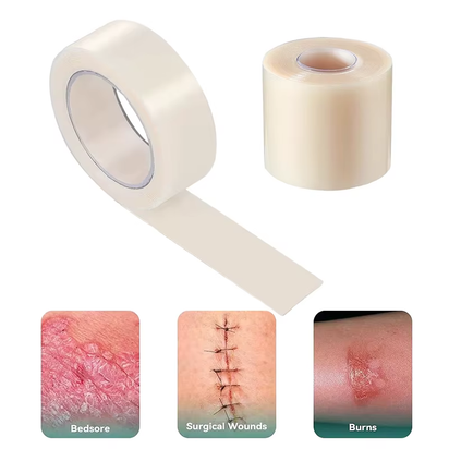 Hydrocolloid Roll for Wound Care Hydrocolloid Patch Bandages with Self-Adhesive, Bed Sore Bandages, Highly Absorbent